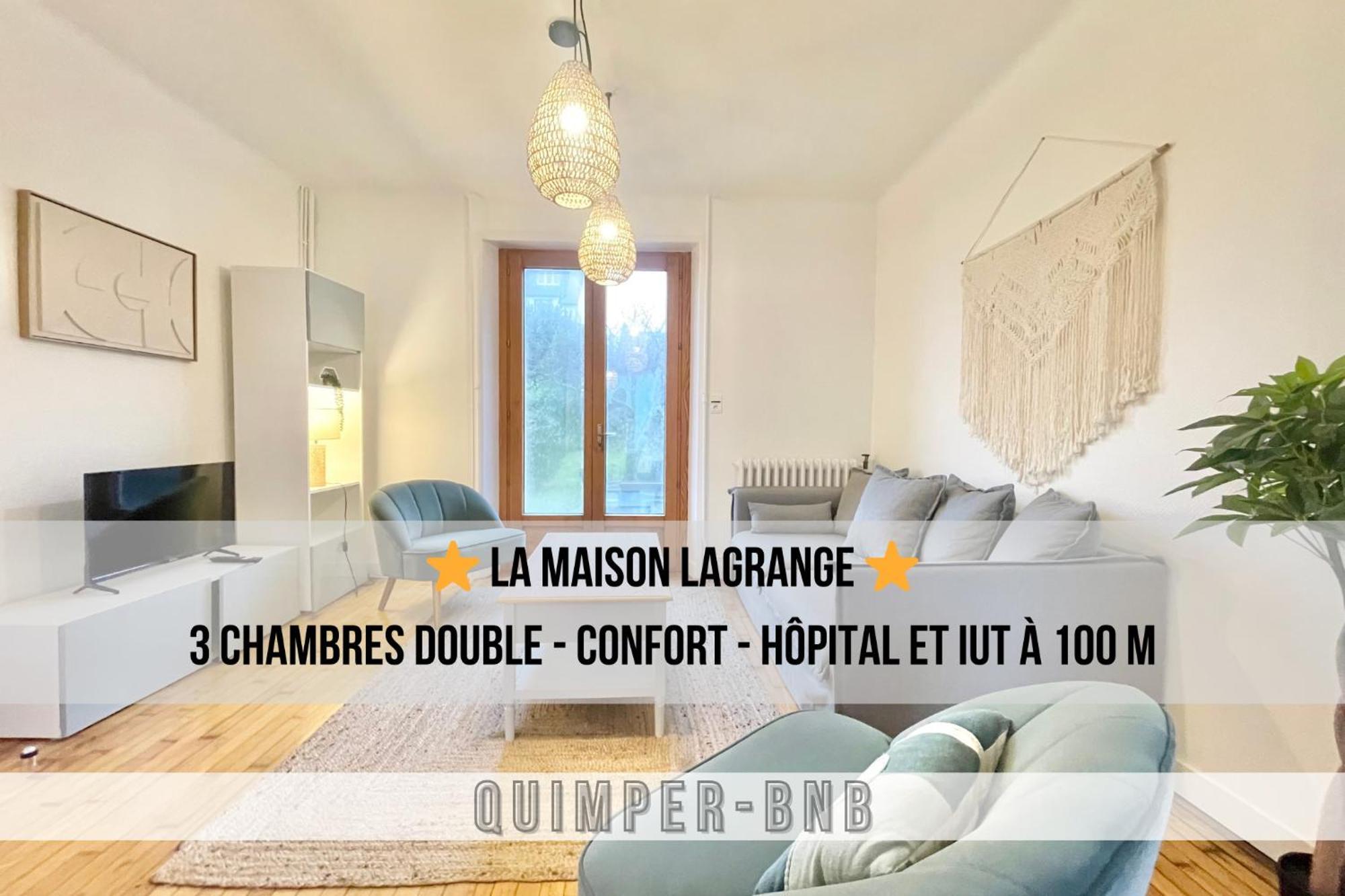 Maison Lagrange - 4 Chambres Quartier Iut Hopital Кемпер Экстерьер фото